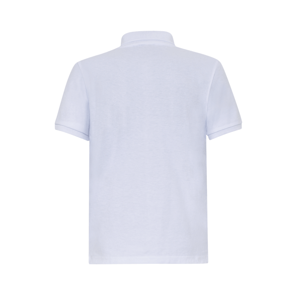 White Dry Fit Performance Short Sleeve Polo Shirt For Men